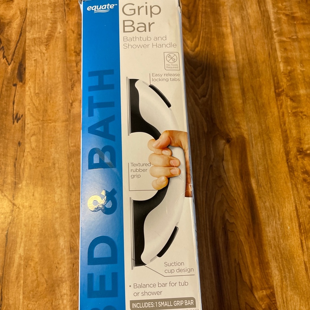 Bath and shower grip bar